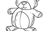 Coloriage En Ligne Nounours Ce Dessin D’un Nounours En Peluche Est à Colorier
