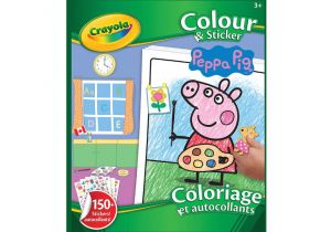 Coloriage En Ligne Peppa Pig Livre   Colorier Et Autocollants Crayola Peppa Pig