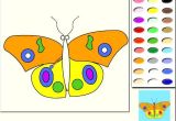 Coloriage En Ligne Pour Enfant Papillon Jeu De Coloriage En Ligne Jeux Pour Enfants