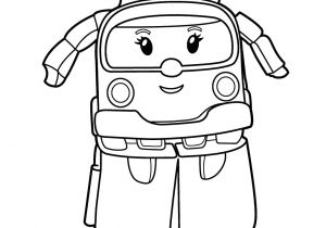 Coloriage En Ligne Robocar Poli Coloriage  Dessiner Julie De Robocar Poli