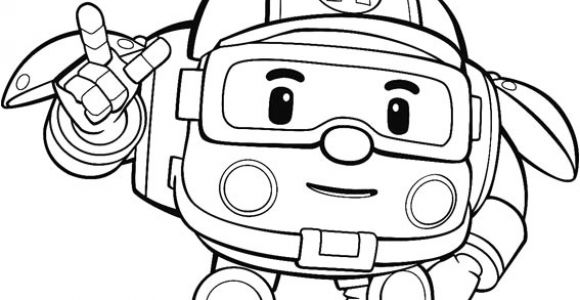 Coloriage En Ligne Robocar Poli Robocar Poli Drawing at Getdrawings