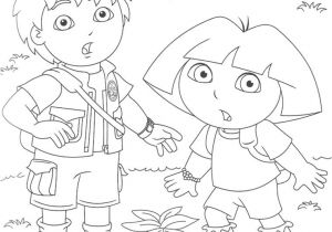 Coloriage En Ligne Tfou Coloriage Dora Et Diego Dessin