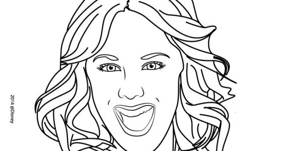 Coloriage En Ligne Violetta Coloriages Portrait De Violetta Fr Hellokids