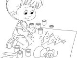 Coloriage Enfant Qui Dessine Coloriage Un Enfant Et son Dessin De Noël Tipirate Coloriage Enfant Qui Dessine Coloriage Un Enfant Et son Dessin De Noël Tipirate