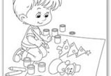 Coloriage Enfant Qui Dessine Coloriages à Imprimer Noël Tipirate