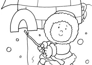 Coloriage-enfants.com Coloriages Esquimaux January Snow Pinterest