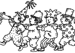 Coloriage Enfants Qui Dansent Des Enfants Qui Dansent Coloriage