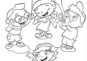 Coloriage Enfants Qui Dansent Little Einsteins Play Music to Her