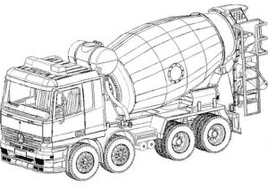 Coloriage Engins Travaux Publics Camion Benne3 Engin De Travail