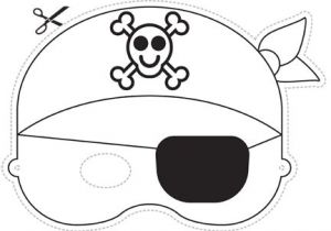 Coloriage épée Pirate Pirate Mask Found at