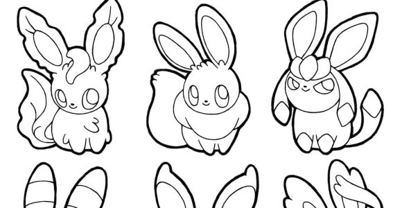 Coloriage Evoli à Imprimer Frais Dessins   Colorier   Imprimer Animaux – Mademoiselleosaki