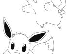 Coloriage Evoli Pokemon Coloriage Evoli Et Pikachu