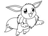 Coloriage Evoli Pokemon Coloriage Evoli Et Ses Evolution Free