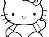 Coloriage Facile A Imprimer Gratuit Coloriage Hello Kitty Facile à Colorier Dessin Gratuit à