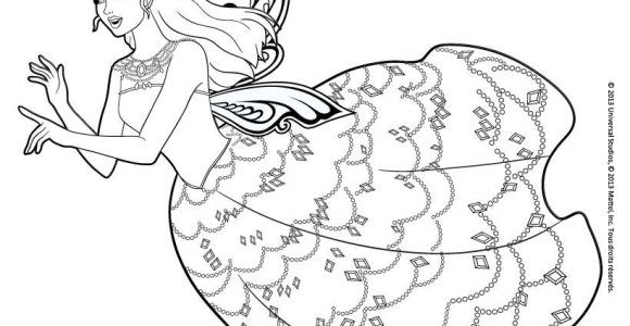 Coloriage Fee En Ligne Coloriage Barbie La Princesse Catania A Remplir