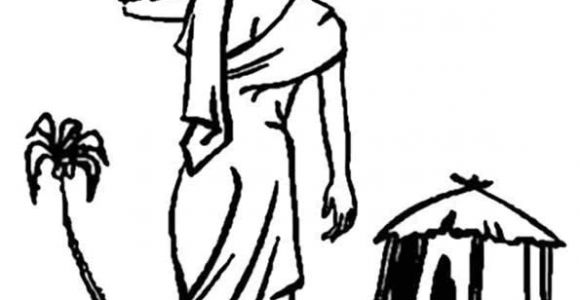 Coloriage Femme Africaine Coloriage D Une Femme Africaine Qui Part Pour Le Marché
