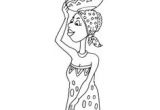 Coloriage Femme Africaine Dessin D Un Village Africain Perdu Dans La forªt   Colorier