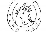 Coloriage Fer A Cheval Dessin Fer   Cheval   Imprimer
