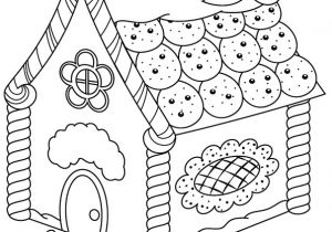 Coloriage Fete De Noel Dessin   Imprimer Une Maison En Pain D épice