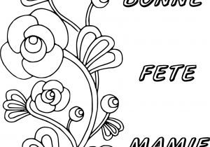 Coloriage Fete Des Mamie A Imprimer Coloriage Bonne Fete Mamie à Imprimer