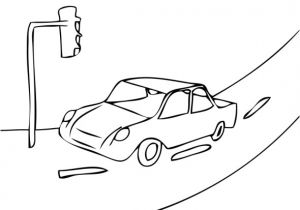 Coloriage Feu Tricolore Coloriage 3 6 Ans Auto Feu Rouge