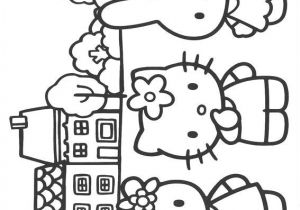 Coloriage Fille Hello Kitty Hello Kitty Coloring Picture