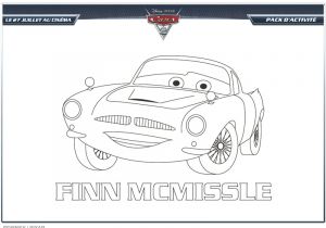 Coloriage Finn Mcmissile à Imprimer Coloriage Finn Mc Missile Cars 2