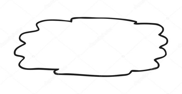 Coloriage Flaque D Eau Flaque D’eau Dessin Animé Noir Et Blanc — Image