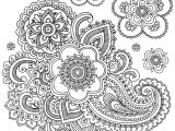 Coloriage Fleur Adulte Gratuit Coloriage Adulte Paisley Difficile Coloriages