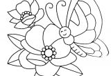 Coloriage Fleur Et Papillon A Imprimer Coloriage Papillon Fleur