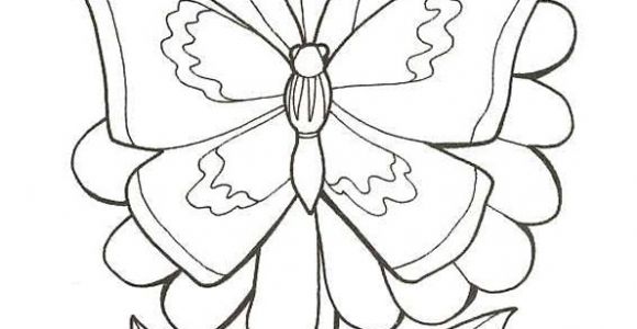 Coloriage Fleur Et Papillon A Imprimer Papillon Fleur Coloriage