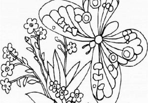 Coloriage Fleur Et Papillon A Imprimer Vol De Papillon Coloriages De Papillons Page 2