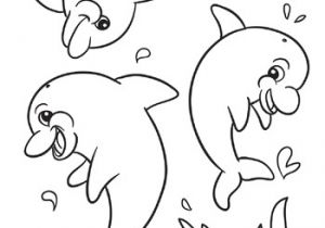 Coloriage Fond Marin Maternelle Dolphins Coloring Page