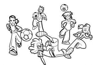 Coloriage Foot 2 Rue Extreme Coloriage De Foot 2 Rue Extreme