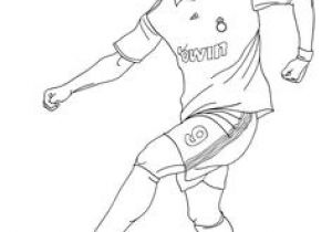 Coloriage Foot à Imprimer Neymar Coloriage D Un Joueur De Foot Qui Fais Un Corner Pendant Un Match De