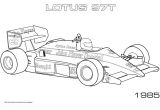 Coloriage formule 1 Lotus Coloriage 1985 Lotus 97t
