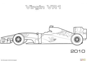 Coloriage formule 1 Lotus Coloriage Voiture De formule 1 Virgin Vr 01