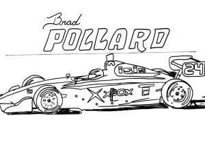 Coloriage formule 1 Mercedes Coloriage Auto De Course Les Beaux Dessins De Transport   Imprimer