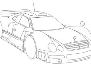 Coloriage formule 1 Mercedes Coloriage Mercedes Benz Clk Gtr