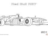 Coloriage formule 1 Red Bull Coloriage Voiture De formule 1 Red Bull Rb7