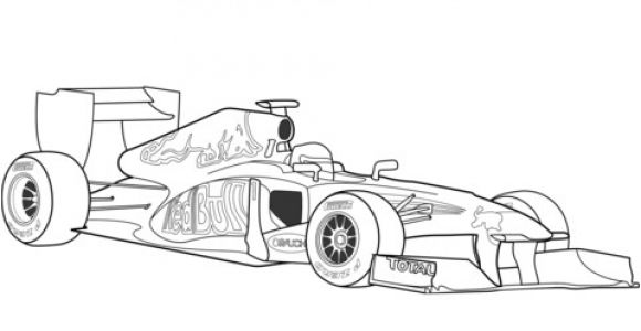 Coloriage formule 1 Red Bull Coloriage Voiture De formule 1 Red Bull Rb7