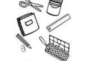 Coloriage Fourniture Scolaire Maternelle Coloriages Sur L école Coloriages Vie Quoti Nne