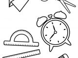 Coloriage Fourniture Scolaire Maternelle Quelques Fournitures Scolaires   Colorier
