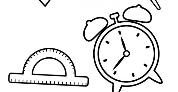 Coloriage Fourniture Scolaire Maternelle Quelques Fournitures Scolaires   Colorier