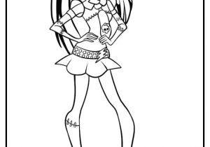 Coloriage Frankie Le Robot Monster High Niaoublog44