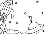Coloriage Fusee Espace Coloriage Fusée Dans L Espace   Imprimer