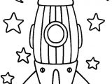 Coloriage Fusee Espace Dessins De Fusée   Colorier