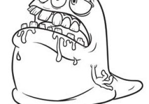 Coloriage Fusee Mario Coloriage D Un Petit Monstre De Placard   Trois Yeux