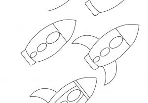 Coloriage Fusee Maternelle Dessin Fusée Dessiner Pinterest