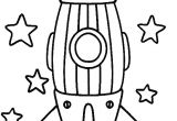 Coloriage Fusee Spatiale Coloriage Espace Fusee